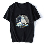 T-shirt la grande vague de Kanagawa model 2