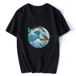 T-shirt la grande vague de Kanagawa model 3