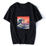 T-shirt la grande vague de Kanagawa model 5