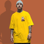 T-shirt Shiba Inu jaune