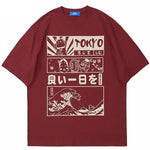 T-shirt Tokyo rouge