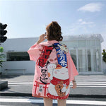 Veste kimono femme japonais pas cher
