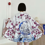 Veste kimono haori femme blanche