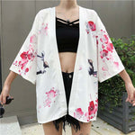 Veste kimono imprimé 