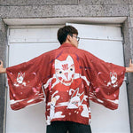 Veste kimono japonais homme manches larges