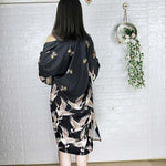 Veste longue kimono femme japonais