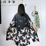 Veste longue kimono femme