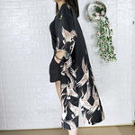 Veste longue kimono japonais femme