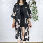 Veste longue kimono pour femme
