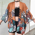 Veste style kimono femme