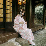 Yukata traditionnel japonais cotton femme