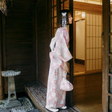 Yukata traditionnel japonais femme en cotton